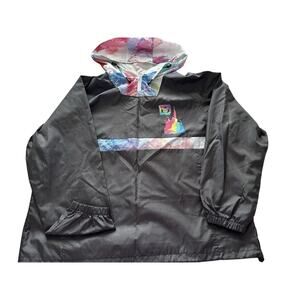 Walt Disney World Watercolor Pullover Rain Jacket Size Men’s XL